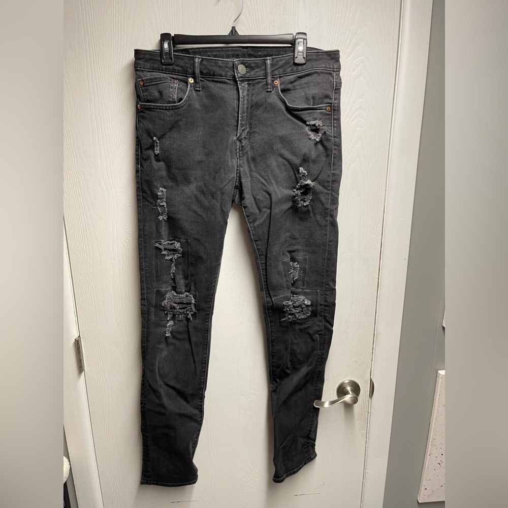 Men’s American Eagle Black Jeans Size 32W 34L